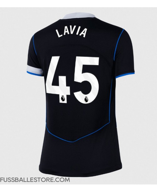 Günstige Chelsea Romeo Lavia #45 3rd trikot Damen 2025-26 Kurzarm Günstige Chelsea Romeo Lavia #45 3rd trikot Damen 2025-26 Kurzarm